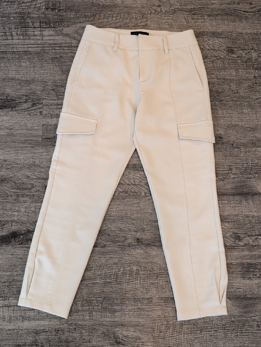 Sanctuary Cream Utility Trousers Size 24